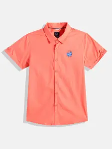 Allen Solly Junior Boys Solid Pure Cotton Casual Shirt
