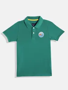 Allen Solly Junior Boys Pure Cotton Polo Collar T-shirt