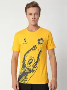 FanCode FIFA World-Cup Printed Cotton Bio Finish T-shirt