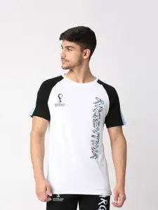 FanCode Argentina FIFA WC'22 Printed Round Neck Bio Finish Cotton T-shirt