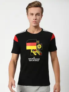 FanCode Germany FIFA WC'22 Printed Cotton Bio Finish Sports T-shirt