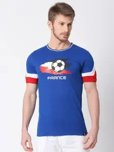FanCode France FIFA World-Cup Printed Cotton Bio Finish T-shirt
