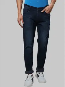 Park Avenue MenTapered Fit Low-Rise Light Fade Jeans