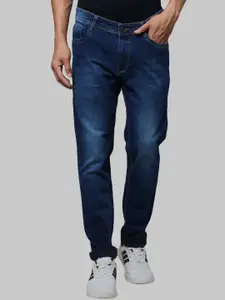 Park Avenue Men Tapered Fit Mid-Rise Light Fade Jeans