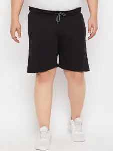 Adobe Men Plus Size Mid-Rise Cotton Sports Shorts