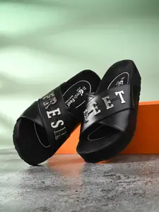 FRESH 1947 FEET Embellished Open Toe Flats