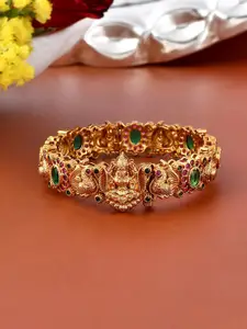 Voylla Gold-Plated & Stone-Studded Bangle