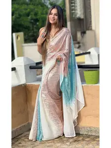 Kedar Fab Embellished Silk Blend Saree
