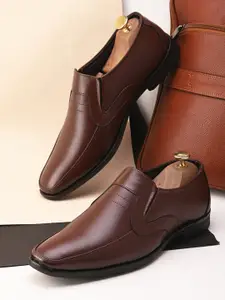 Fentacia Men Leather Formal Slip-On Shoes