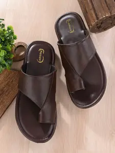 PANAHI Men Open One Toe Comfort Sandals