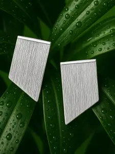 Rubans Voguish Rhodium Plated Tassels Earrings