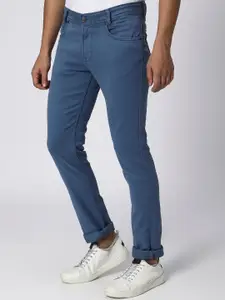 Buy Slim Fit FlatFront Trousers online  Looksgudin