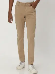 Mufti Men Skinny Fit Mid Rise Trousers