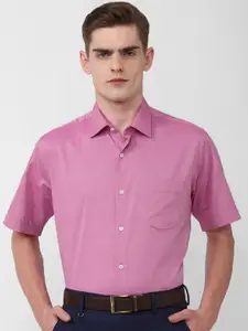 Van Heusen Textured Opaque Pure Cotton Formal Shirt
