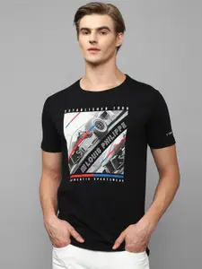 Louis Philippe Sport Graphic Printed Slim Fit T-Shirt
