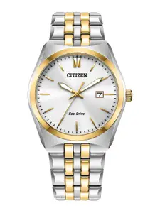 Citizen Men Mother of Pearl Dial & Stainless Steel Bracelet Style Straps Analogue Watch BM7334-58B-FLEX