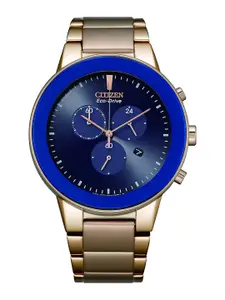 Citizen Men Stainless Steel Bracelet Style Analogue Light Powered Watch AT2243-87L-Flex