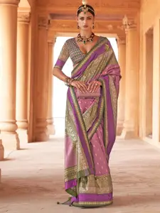 Anouk Woven Design Zari Banarasi Saree
