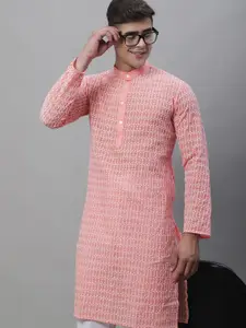 SOJANYA Embroidered Pure Cotton Straight Kurta