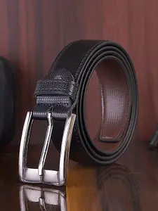 INVICTUS Men Textured Slim Belt