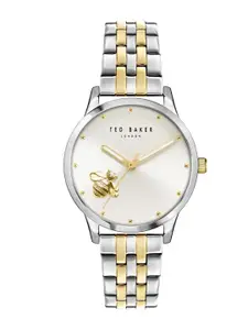 Ted Baker Women Embellished Dial & Bracelet Style Straps Analogue Watch-BKPFZF207