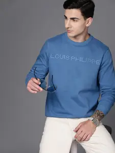 Louis Philippe Embroidered Sweatshirt