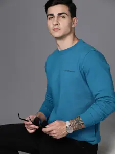 Louis Philippe Brand Logo Detail Sweatshirt