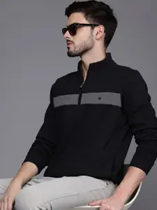 Louis Philippe Striped Sweatshirt