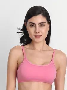 Aimly Non-Padded Non-Wired Seamless Medium Coverage Sports Bra With All Day Comfort