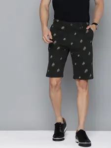 Indian Terrain Men Conversational Printed Slim Fit Chino Shorts