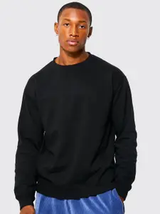 boohooMAN Drop-Shoulder Sleeves Sweatshirt