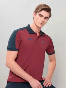 Technosport Polo Collar Antimicrobial Slim Fit T-shirt
