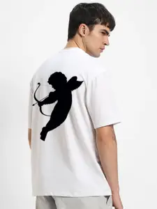 Elibolz Graphic Printed Oversized Cotton T-shirt