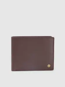 Allen Solly Men Solid Leather Two Fold Wallet