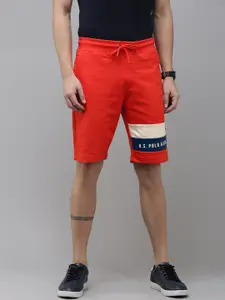 U.S. Polo Assn. Denim Co. Men Typography Printed Shorts