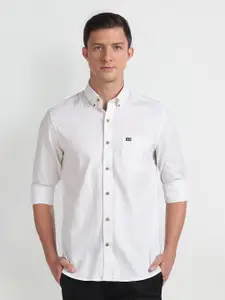 Arrow Sport Slim Fit Geometric Printed Button Down Collar Pure Cotton Casual Shirt