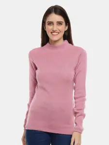 V-Mart High Neck Cotton Pullover