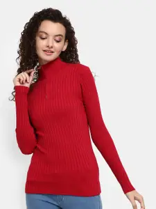 V-Mart Ribbed Cotton Pullover