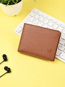 WILD EDGE Men Textured Two Fold Wallet