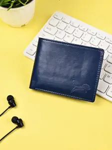 WILD EDGE Men Textured Two Fold Wallet