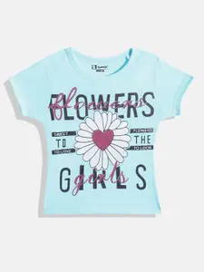Eteenz Girls Premium Cotton Graphic Printed T-shirt