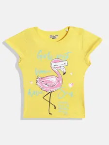 Eteenz Girls Premium Cotton Graphic Printed T-shirt