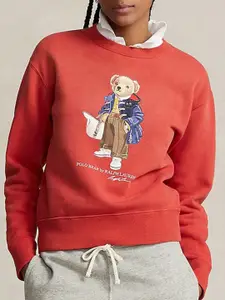 Polo Ralph Lauren Graphic Printed Pullover Fleece Sweatshirt