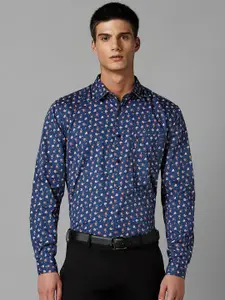 Allen Solly Slim Fit Floral Printed Pure Cotton Formal Shirt