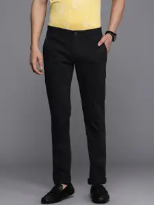 Louis Philippe Sport Men Solid Slim Fit Trousers