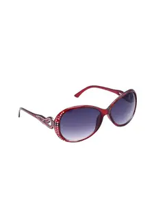 HRINKAR Women Butterfly Sunglasses With UV Protected Lens