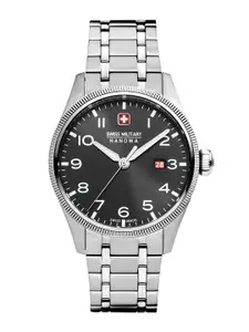 SWISS MILITARY HANOWA Men Stainless Steel Bracelet Style Analogue Swiss Made Watch