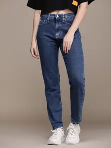 Calvin Klein Jeans Women Stretchable Slim Straight Fit Casual Jeans