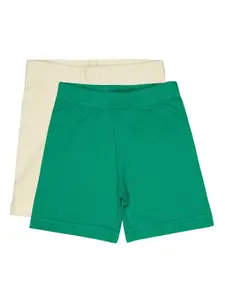 Bodycare Kids Girls Pack Of 2 Assorted Cotton Shorts