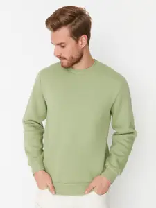 Trendyol Men Solid Pullover Sweatshirt